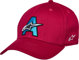 Red Alpine Star Elemental Hat in size Small/Medium, featuring a stylish design and adjustable fit.