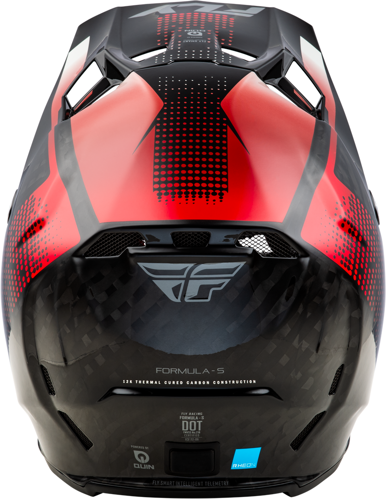 Formula S Carbon Protocol Helmet Black Carbon/Red Md
