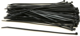 SP1 cable ties, 11-inch length, 100-pack, durable plastic ties for bundling and organizing cables and wires.
