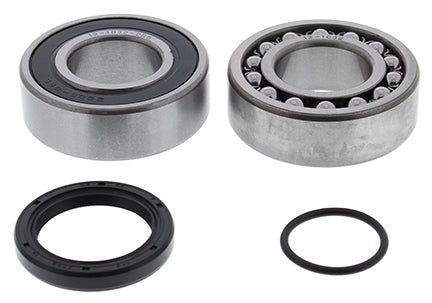 All Balls drive jackshaft bearing and seal kit, model 141-9071, featuring metal bearings and rubber seals for motorcycle maintenance.