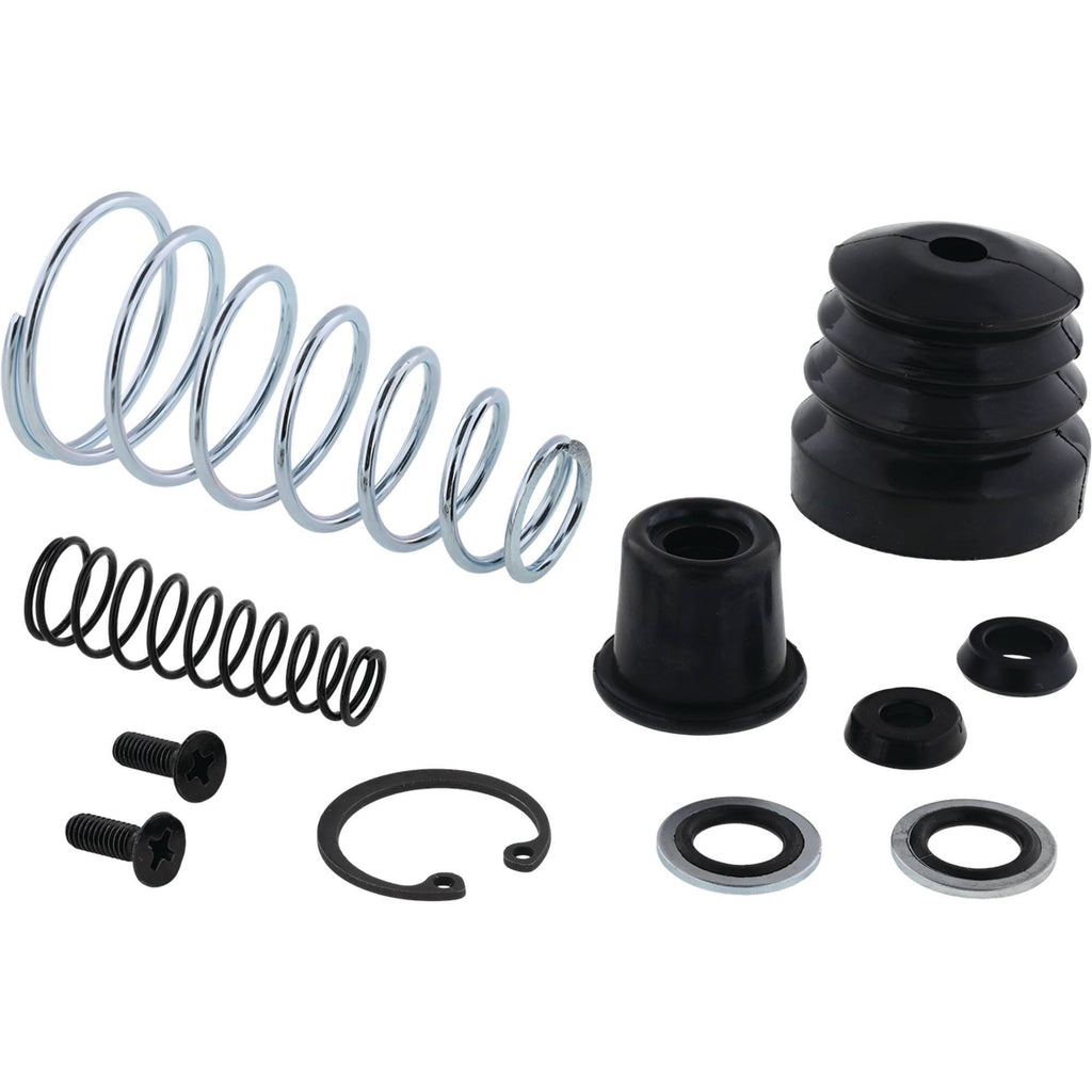 All Balls rear master cylinder rebuild kit for brake system, model K 41700097, with brake components visible in the image.