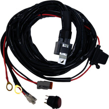 Charger l'image dans la galerie, RIGID Industries wire harness for 10-30 inch light bar, automotive illumination accessory, with connectors and cable for easy installation.