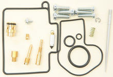 Load image into Gallery viewer, All Balls Bike Carburetor Rebuild Kit 226-1122 for intake, carburetor, and fuel system components, shown with assorted gaskets and parts.