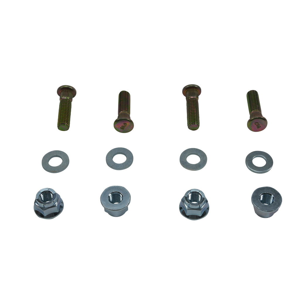 All Balls Wheel Stud Kit 28-51075 showing metal wheel studs and hardware components for vehicle fitting and assembly.