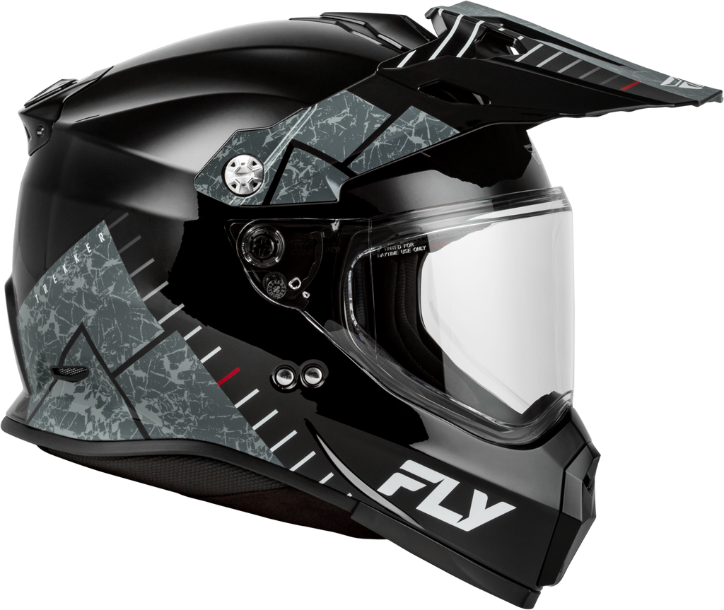 Fly Trekker Granite Helmet Black/Grey Md