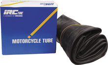 Load image into Gallery viewer, IRC Tire tube for 140-150/90-15 motorcycle tires, showing the rubber valve and cylindrical shape of the tube.