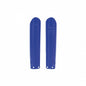 Polisport Plastics blue fork guards for Sherco SE and Sef models, designed to protect motorcycle forks.