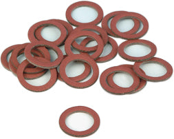 James Gasket fibre gasket washers for Bendix carb main jets, set of 20, durable seals for carburetor maintenance.