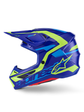 Charger l'image dans la galerie, Sm7 Deed Helmet Blue/Ylw Fluo Glossy Xl