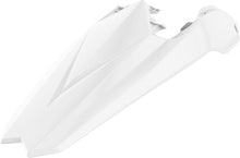 Load image into Gallery viewer, Polisport Plastics Beta rear fender in white plastic for motorcycle, model 64-69095, with a sleek design and mounting points.