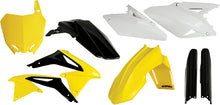 Load image into Gallery viewer, Acerbis yellow full plastic kit for motorcycle, featuring durable, lightweight plastic panels and parts for bike protection and customization.
