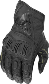 Black Fly Racing Brawler Gloves in size small, showcasing the rugged design and durable material for motocross riding.