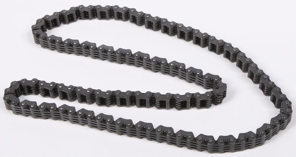 ProX Racing Parts cam chain for Honda, Husqvarna, KTM engines, showing a close-up of the black metal chain with metal links.