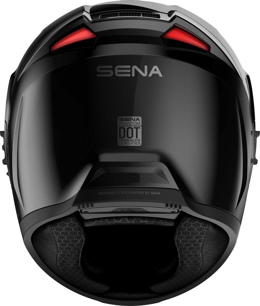Phantom Ff Mesh Com Helmet Glossy Black Md
