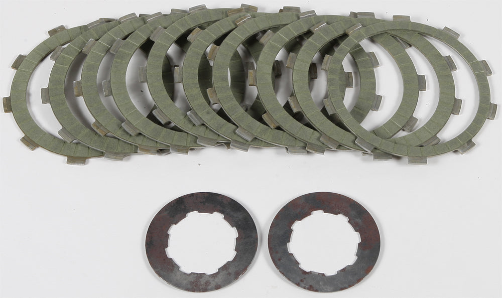 EBC Motorcycle Brakes Street Racer Clutch Kit SRC40 15-18040 showing clutch plates and components for motorcycle clutch upgrade.