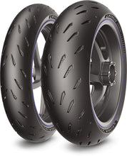 Load image into Gallery viewer, Michelin Power GP rear motorcycle tire, 200/55ZR17, radial tubeless, with tread pattern visible for high performance riding.