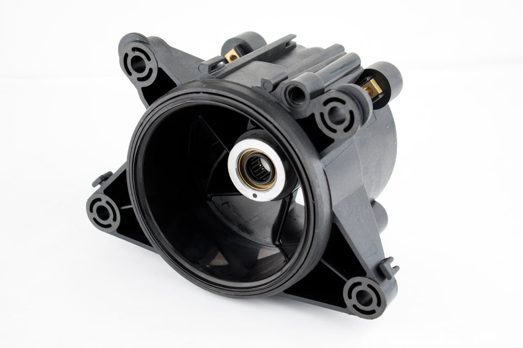 WSM Performance Parts Jet Pump S-D 20-03700 drive component with metal housing and attached fittings, designed for watercraft performance.