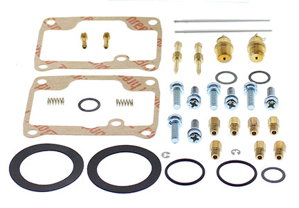 All Balls Carburetor Rebuild Kit 141-8936 for intake, carburetor, and fuel system with various gaskets and components.