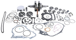 Vertex Complete Engine Rebuild Kit for Yamaha WR00061 engine, showing various engine components laid out.