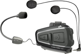 Cardo Systems Q1 Teamset electrical communication device with multiple components and wiring for team communication systems.