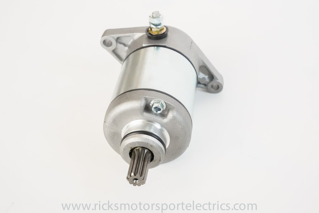 Ricks Motorsport Electric starter motor 27-61310 showing metallic components and electrical connections on a clean background.