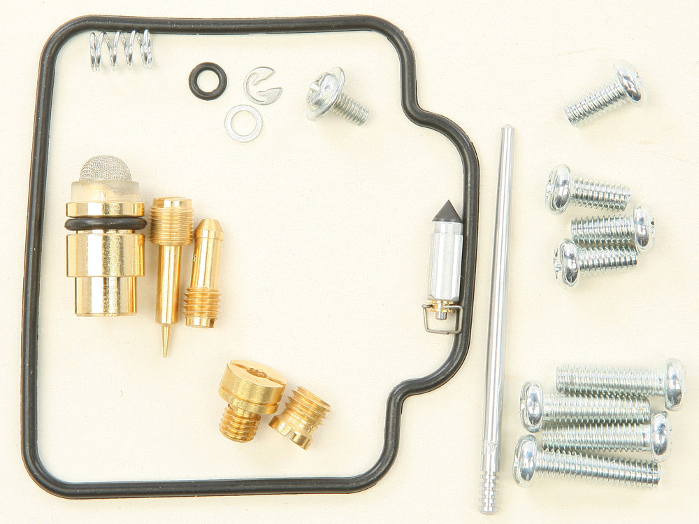 All Balls Carburetor Repair Kit 226-1078 for intake, carburetor, and fuel system with various replacement parts in the image.