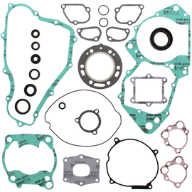 Vertex Complete Gasket Set with Oil Seals, including various gaskets and seals for engine repair, displayed in the image.