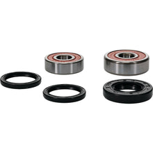 Load image into Gallery viewer, Pivot Works Drive Wheel Bearing Kit Premium 22-51179P with multiple bearings and components for motorcycle wheel maintenance.
