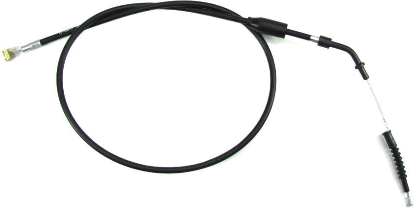 Motion Pro Black Vinyl Clutch Terminator LW Cable for hydraulic control lines, durable and flexible motorcycle clutch cable.
