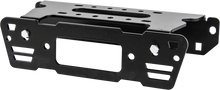 Load image into Gallery viewer, Open Trail Winch Mount 459-1345, rugged black metal mount for securing a winch on off-road vehicles, with mounting holes visible.