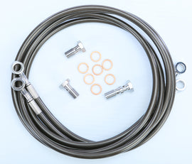 Streamline brake line for front two-line system, Yamaha SMK+2, model 170-1289, showing metal fittings and flexible brake hose.