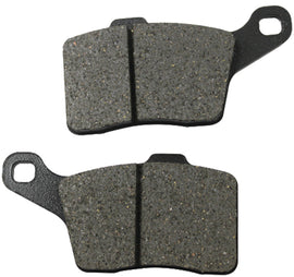 SP1 brake pads S-D 40-0306 showing black metal backing with brake friction material for automotive braking systems