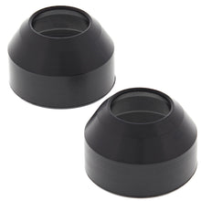 Load image into Gallery viewer, All Balls Fork Dust Seal Kit 22-57133 with gasket seals for motorcycle forks, showing black rubber seals and metal components.