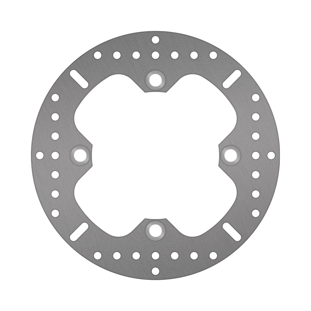 EBC Motorcycle Brakes standard rotor 15-6434 showing a circular metal brake disc with drilled holes for cooling.