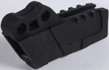 Load image into Gallery viewer, Acerbis black chain guide for motorcycles, showing the sturdy plastic guide with mounting brackets and secure fit design.