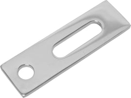 HardDrive 3-inch slotted exhaust hanger bracket, durable mount for vehicle exhaust systems, shown in black metallic finish.