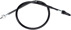 Motion Pro Black Vinyl Tachometer Cable 70-5100, flexible control line for motorcycle tachometers, with black vinyl outer coating.