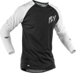 Gravity Dig Long Sleeve Jersey Black/White Sm