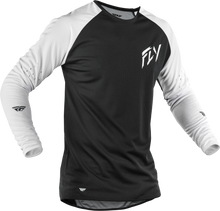 Load image into Gallery viewer, Gravity Dig Long Sleeve Jersey Black/White 2x