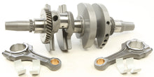 Load image into Gallery viewer, Hot Rods engine crankshaft 421-4424 with detailed metal components and machining marks, showcasing the high-performance automotive part.
