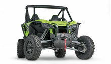 Charger l'image dans la galerie, Warn Winch Mount Hon Talon 619-102600 bracket for off-road vehicles, showing the sturdy steel construction and mounting points.