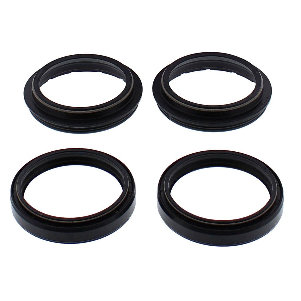 All Balls suspension fork and dust seal wiper kit 22-56192 with rubber seals and wipers for motorcycle forks.