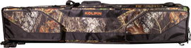 Kolpin Mossy Oak Camo double UTV soft gun case, designed for secure storage of firearms, with padded interior and rugged zippers.