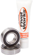 Load image into Gallery viewer, Pivot Works front wheel bearing kit 52-0481, drive type, assembled with bearings and components for motorcycle wheel maintenance.