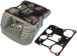 James Gasket rocker cover base gasket set for Twin Cam engines, showing two rubber seals in a packaging.