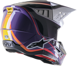 S M5 Sail Helmet Violet/Blk/Slvr Glossy Sm