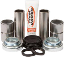 Load image into Gallery viewer, Pivot Works Swingarm Kit 52-0005 for motorcycle suspension, showing assembled components and hardware in a detailed view.