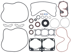 SP1 full gasket set for Pol 123-12021 showing various gaskets and seals laid out on a surface.