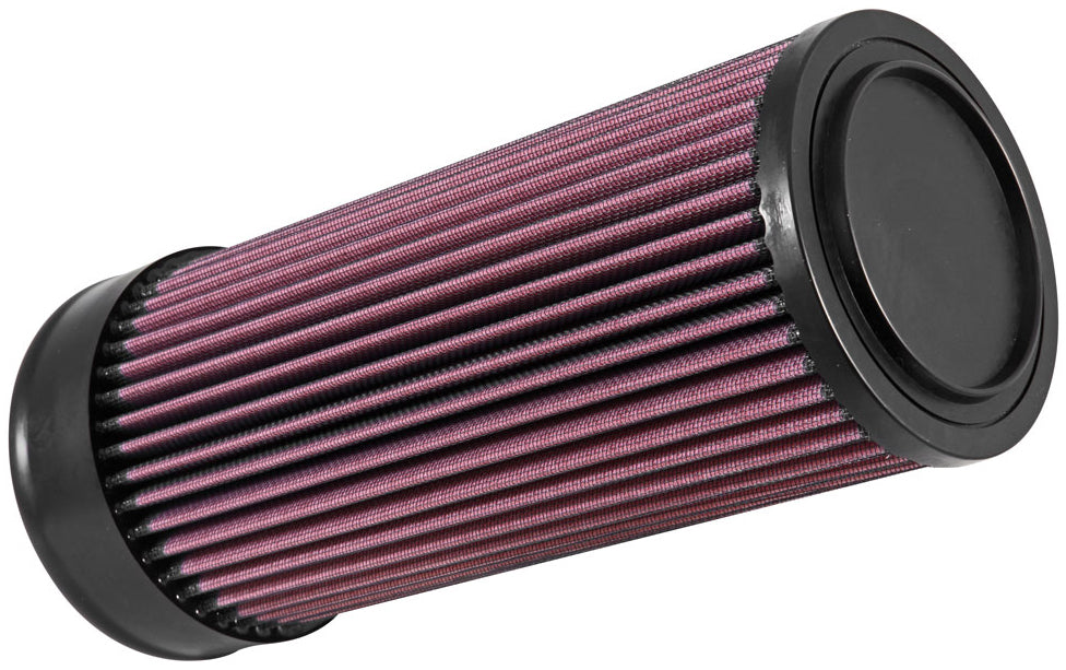 K&N Air Filter 709715, high-performance car air filter with a pleated cotton media design for improved airflow and filtration.