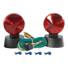Load image into Gallery viewer, CURT towing light kit 52-3040 for trailer and towing applications, showing wiring and LED lights in a close-up view